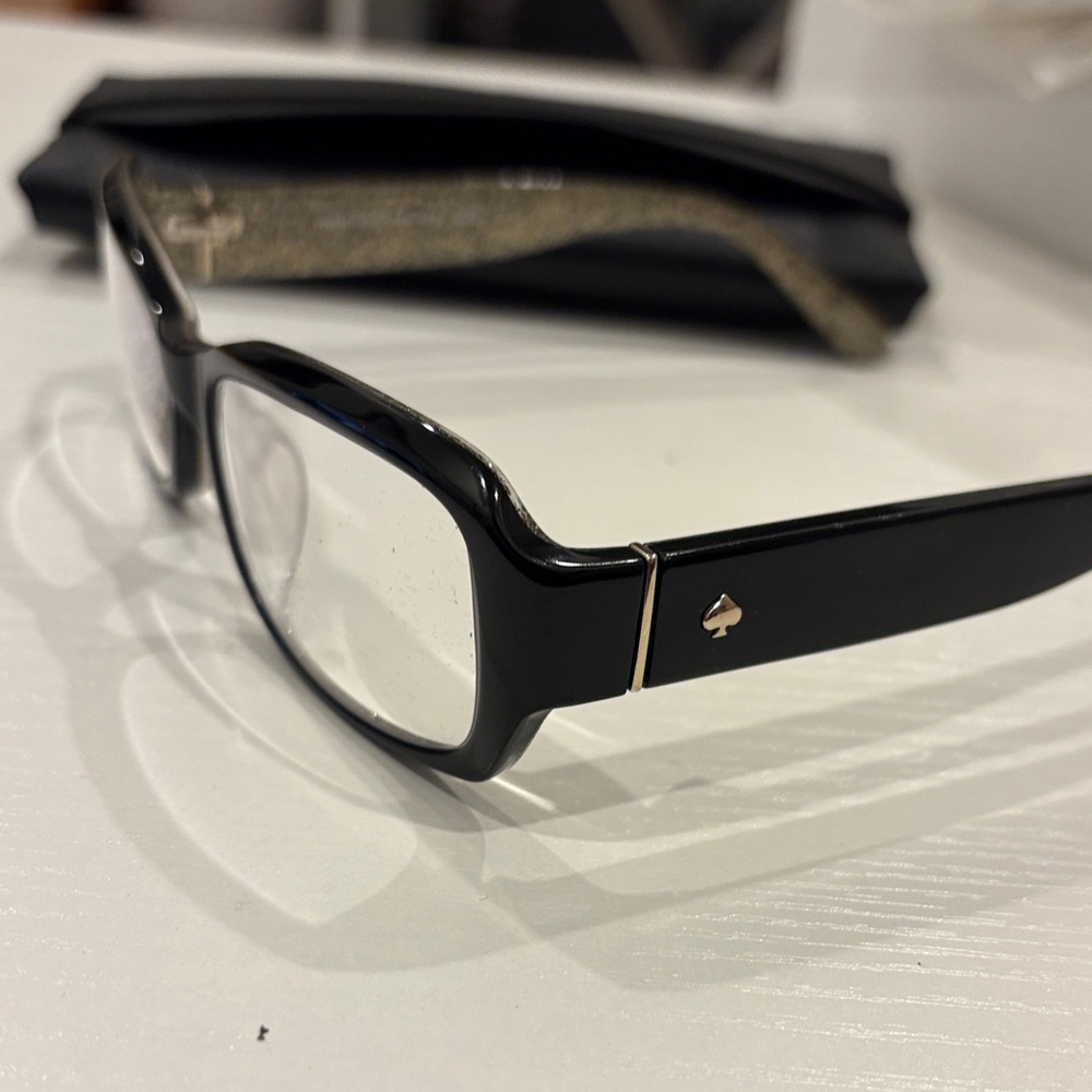 Kate Spade Hello Sunshine Glittery Black Reading Eyeglasses Lenses Need Change